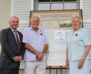 Unveiling of new local ANZAC commemoration